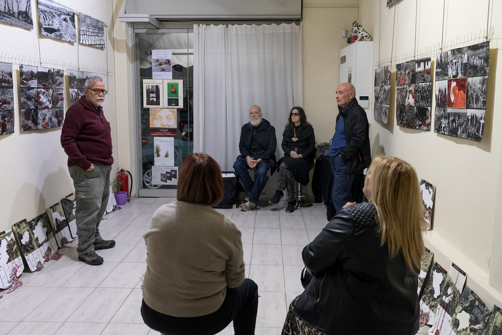 Ίχνη Σκιών του Μεγάλου Πολέμου", φωτογραφία από την έκθεση